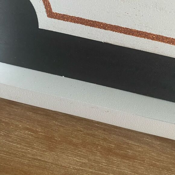 Halloween Haunted House Wall Decor Frame Home Decor 13x11 Holiday Fall - Picture 7 of 7